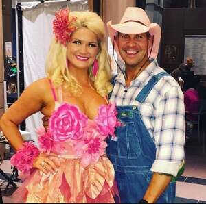 Adult Pink Flower Costume